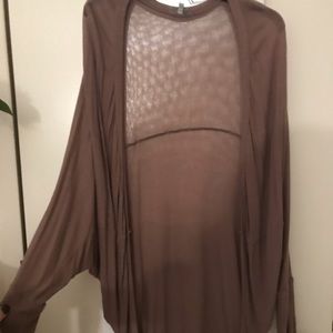 Charlotte russe thin dolman cardigan